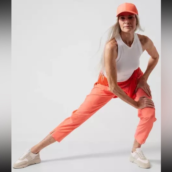 Athleta Sunset Glow Coral Ankle Pant - Picture 5 of 11
